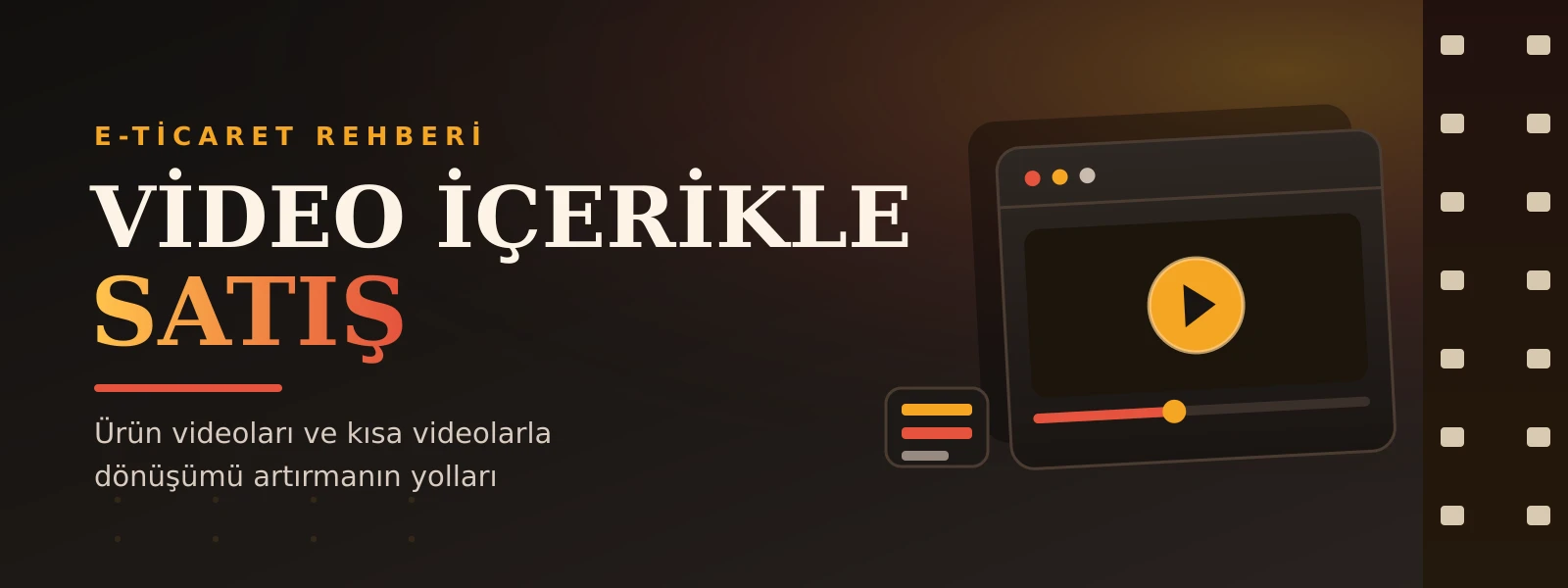 E-Ticarette Video İçerikle Satış: Ürün Videoları ve Kısa Videolarla Dönüşümü Artırma Rehberi